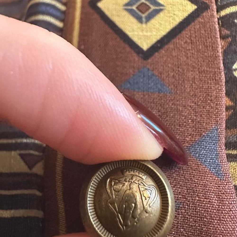 Gucci Silk & Velvet Button Up - Picture 3 of 8